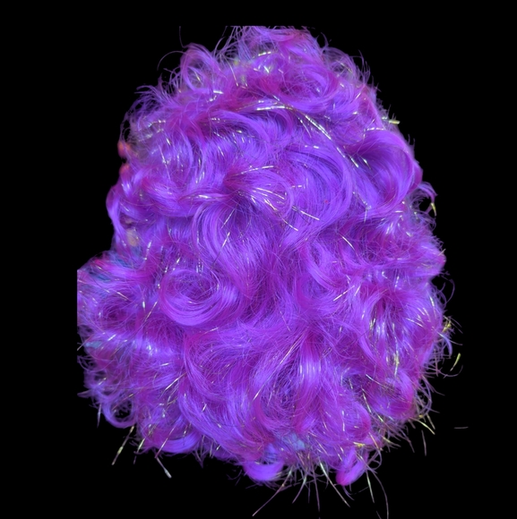 Pink Gold Wig Halloween Costume New - Picture 4 of 6